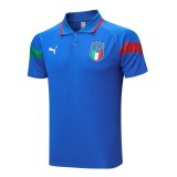 Italy Blue Polo Jersey Mens 2023