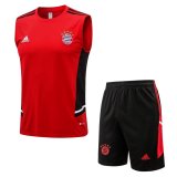 Bayern Munich Red Singlet + Short Mens 2022/23