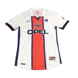 98/99 PSG Away White Retro Soccer Jersey Shirt Men