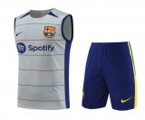 Barcelona Grey Training Singlet + Short Mens 2023/24
