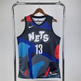 Brooklyn Nets Blue Kaws Swingman Jersey City Edition Mens 2022/23 #HARDEN - 13