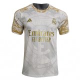 Real Madrid White - Gold Dragon Jersey Mens 2023/24 #Special Edition