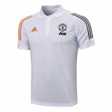 Manchester United White Polo Jersey Men's 2021/22