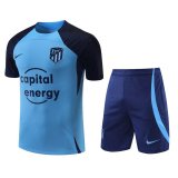 Atletico Madrid Light Blue Jersey + Short Mens 2022/23