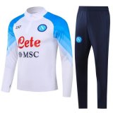 Napoli White Training Suit Mens 2023/24
