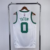 Boston Celtics White Swingman Jersey Classic Edition Mens 2023/24 #TATUM 0