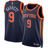 New York Knicks Brand Navy Swingman Jersey (Statement) Mens 2022/23 RJ Barrett - 9