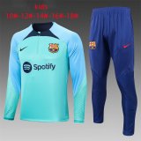 Barcelona Green Training Suit Kids 2022/23