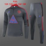 2020/2021 Manchester United x Human Race Grey Kid's Soccer Training Suit