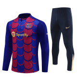 Barcelona Red - Blue Training Suit Mens 2024/25