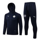 Manchester City Hoodie Royal Training Suit Jacket + Pants Mens 2021/22