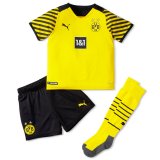 Borussia Dortmund Home Kids Jersey+Short+Socks 2021/22
