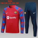 Barcelona Red Training Suit Kids 2023/24