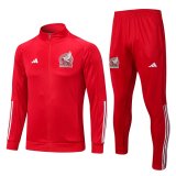 Mexico Red Training Jacket + Pants Mens 2023