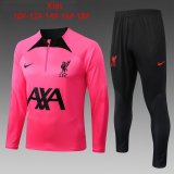 Liverpool Pink Training Suit Kids 2022/23