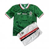 Mexico Retro Home Jersey + Shorts Kids 1998