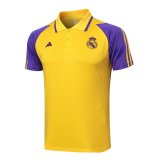 Real Madrid Yellow Polo Jersey Mens 2023/24