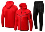 NIKE Hoodie Red Training Suit Jacket + Pants Mens 2022