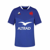 France Home Blue Rugby Jersey Mens 2020/21