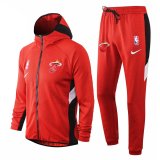 2020/2021 Miami Heat Red Training Suit Jacket + Pants - Hoodie