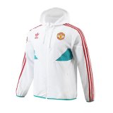 Manchester United White All Weather Windrunner Jacket Mens 2023/24