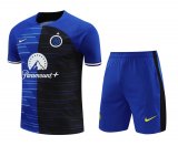 Inter Milan Blue Training Jersey + Short Mens 2024/25