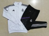 Real Madrid White Training Suit Jacket + Pants Mens 2022/23