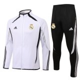 Real Madrid Teamgeist White Training Suit Jacket + Pants Mens 2021/22