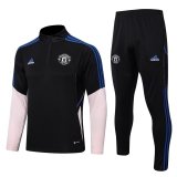 Manchester United Black - Pink Training Suit Mens 2022/23