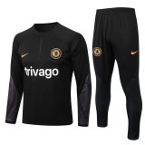 Chelsea Black Training Suit Mens 2022/23