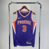 Phoenix Suns Purple Swingman Jersey Icon Edition Mens 2022/23 #PAUL - 3