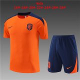 Netherlands Orange Training Jersey + Short Kids 2023/24