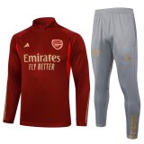 Arsenal Wine Training Suit Mens 2023/24