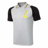 Liverpool Grey Polo Jersey Mens 2021/22