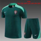 Portugal Green Training Jersey + Short Kids 2023/24