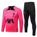 Liverpool Pink Training Suit Mens 2022/23