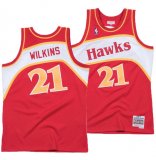 Atlanta Hawks Dominique Wilkins Red Hardwood Classics Swingman Jersey Mens 1986-87 WILKINS #21
