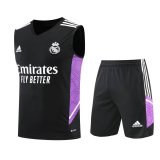 Real Madrid Black Singlet + Shorts Mens 2022/23
