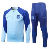 Atletico Madrid Light Blue Training Suit Mens 2022/23