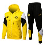 Borussia Dortmund Hoodie Yellow Training Suit (Jacket + Pants) Mens 2021/22