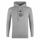 2020/2021 Manchester United Hoodie Grey Soccer Sweatshirt Jersey Men