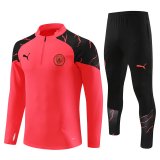 Manchester City Red Training Suit Mens 2023/24