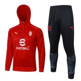 AC Milan Red Training Suit Mens 2023/24 #Hoodie