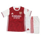 2020/21 Arsenal Home Red Kids Soccer Jersey Kit(Shirt + Short)