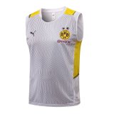 Borussia Dortmund White Singlet Jersey Mens 2021/22