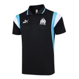 Olympique Marseille Black Polo Jersey Mens 2023/24