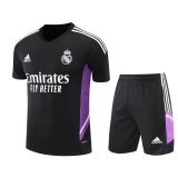 Real Madrid Black Jersey + Short Mens 2022/23