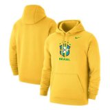 Brazil Yellow Pullover Hoodie Sweatshirt Mens 2022