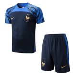 France Royal Jersey + Shorts Mens 2022
