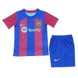 Barcelona Home Jersey + Short Kids 2023/24